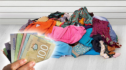 Cash for Clothes in Brampton