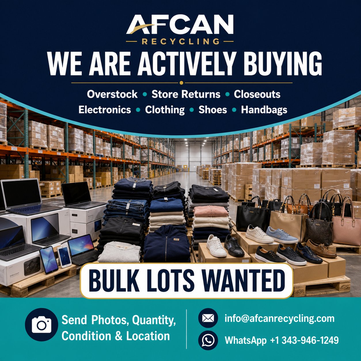 We Are Actively Buying AFCAN campaign graphic