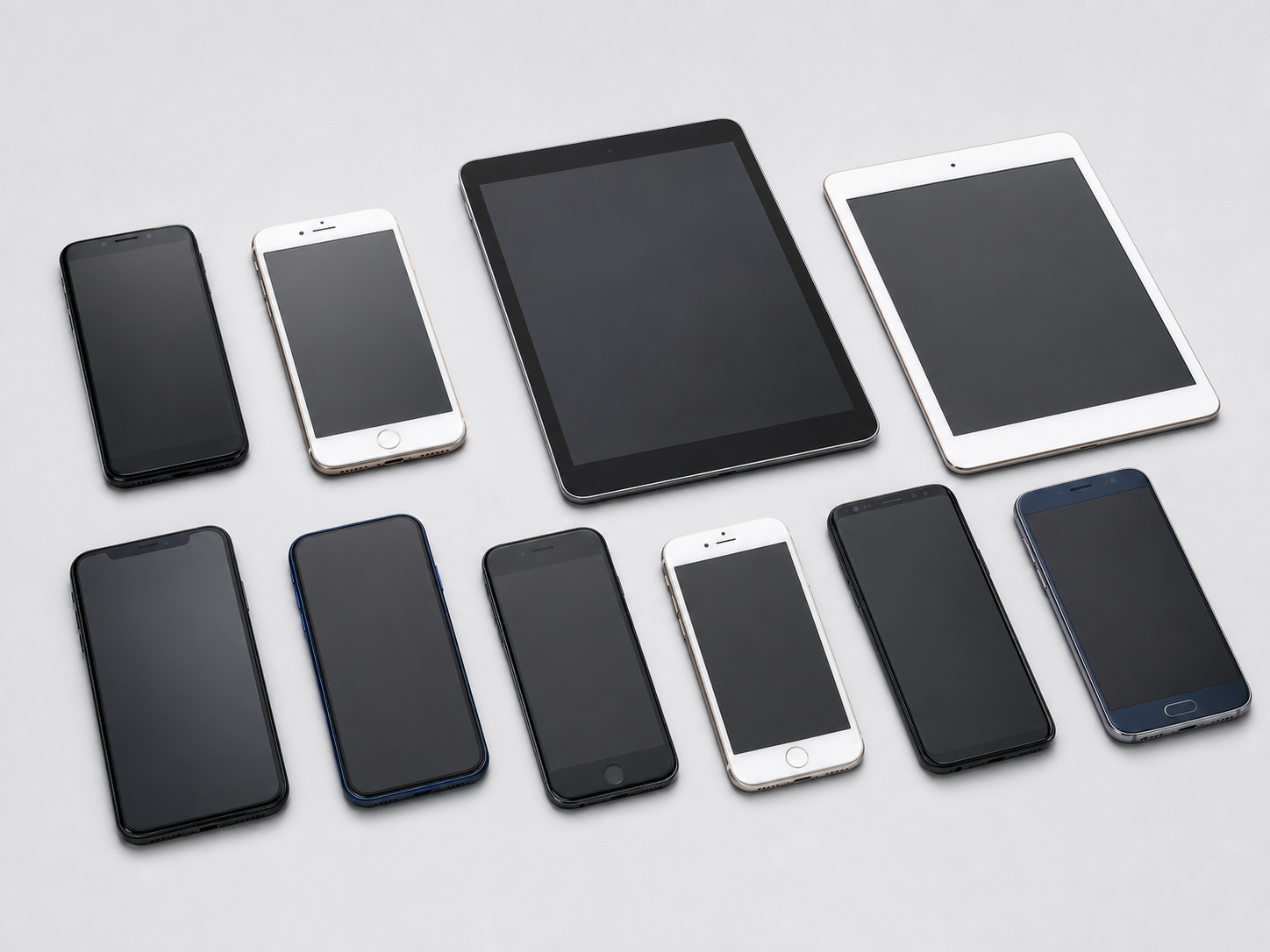 Used cell phones and tablets